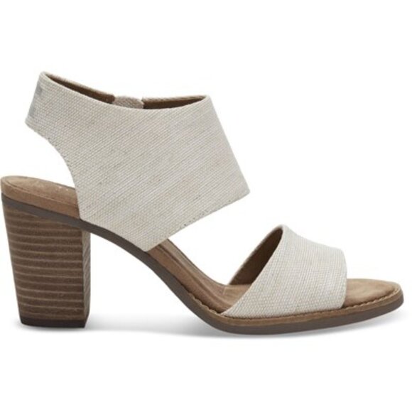 Toms - Women's Majorca Cutout Sandal, size 12 US womens, color cream. - Picture 1 of 5